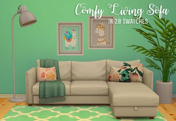 1 Comfy Living Sofa Recolors