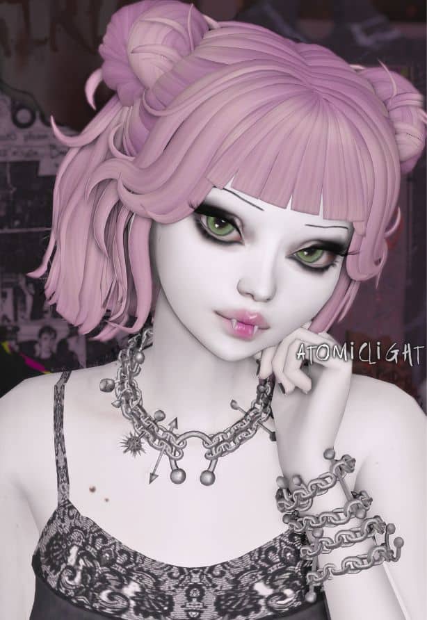 1 Pierced Metallic Jewelry