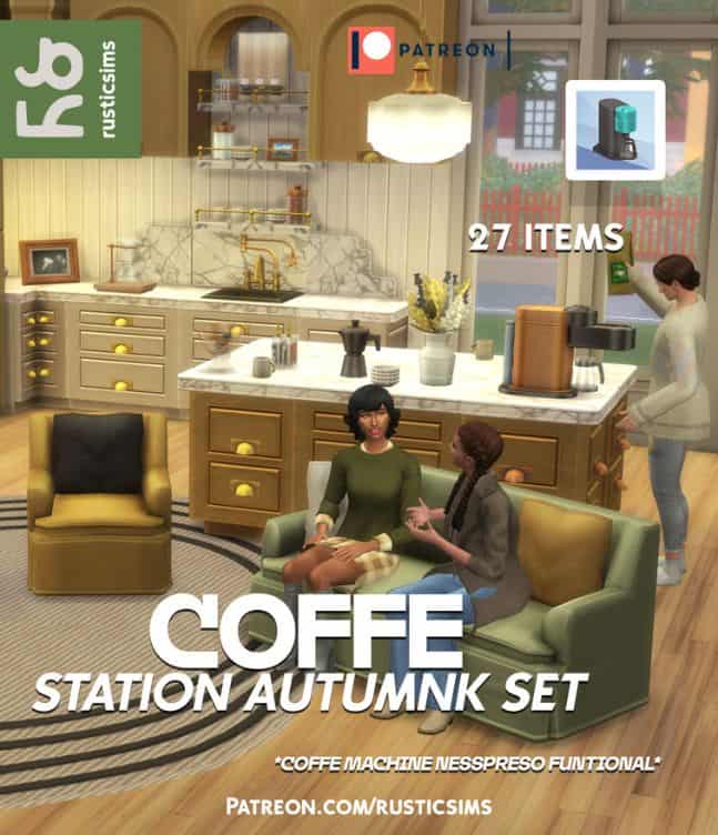 2 Coffee Station Autumn Set