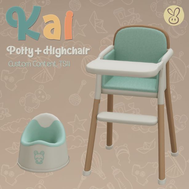 2 Potty + Highchair