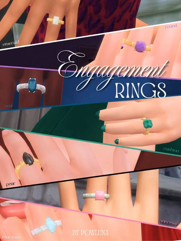 3 Engagement Rings