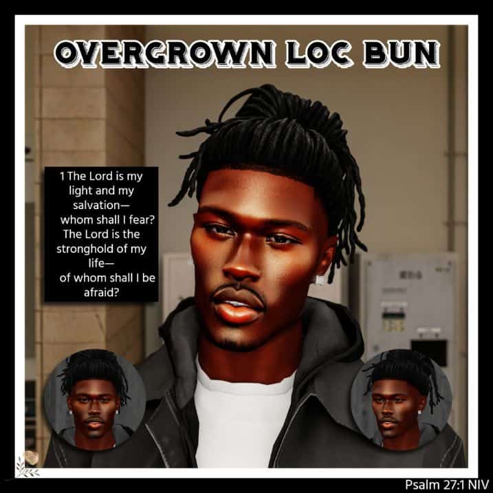 3 Overgrown Loc Bun