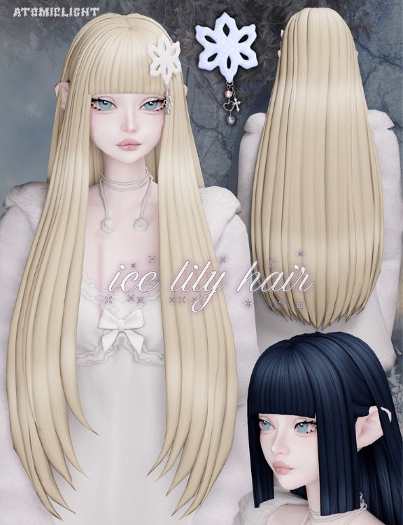 4 Ice Lily Hair