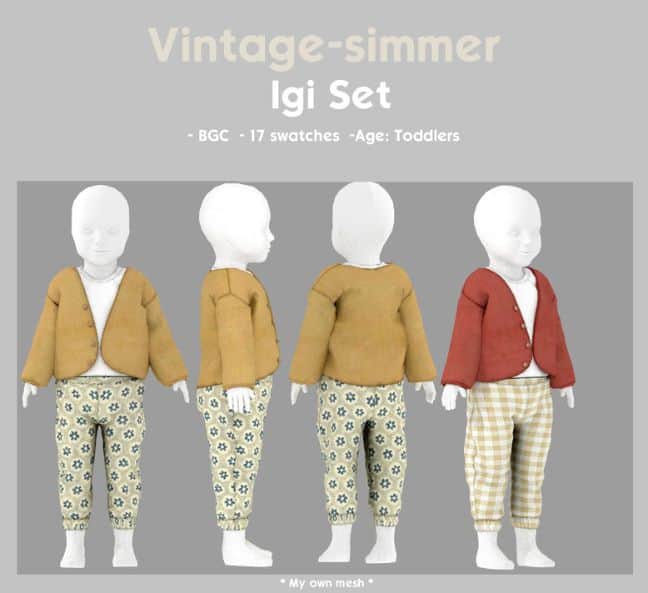 4 Lgi Toddler Set