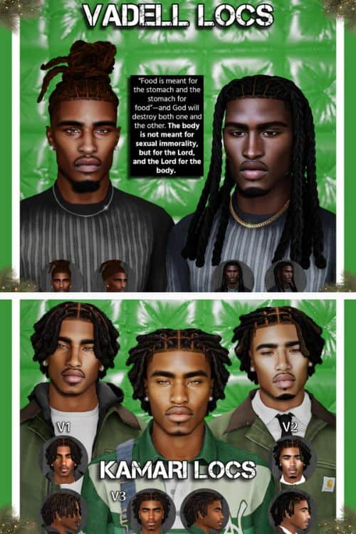 4 Vadell & Kamari Locs