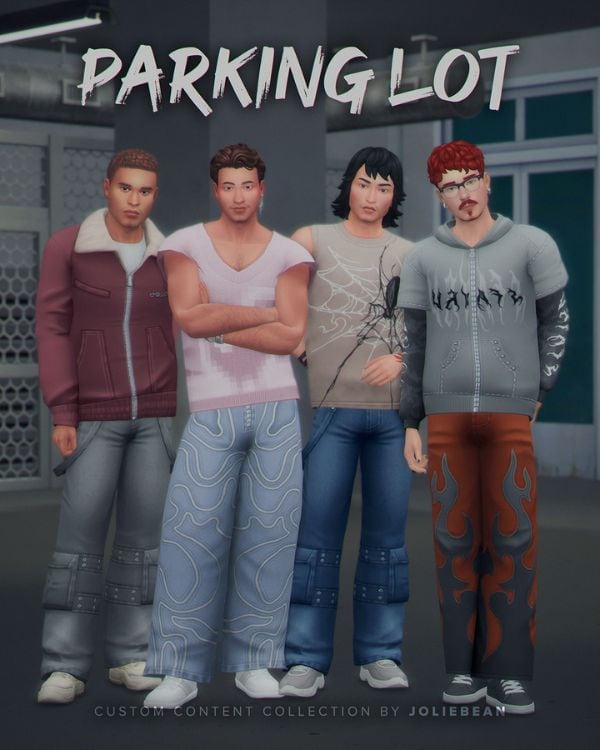 5 Parking Lot Male Set