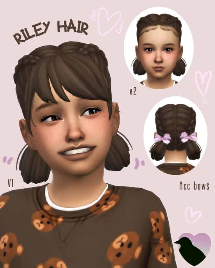 6 Riley Hair For Kids