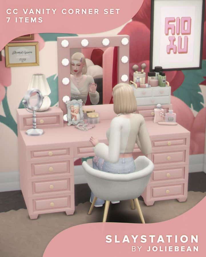 6 Slaystation Vanity Set