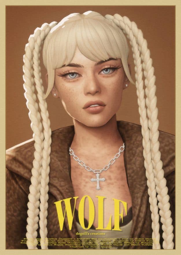 6 Wolf Braids