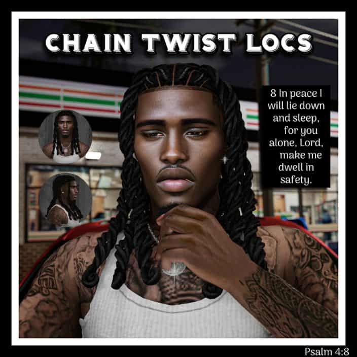 7 Chain Twist Locs
