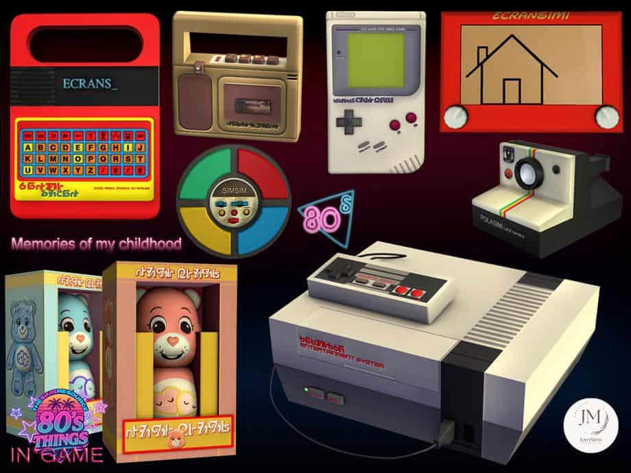 80s Playroom Things Set Part 1