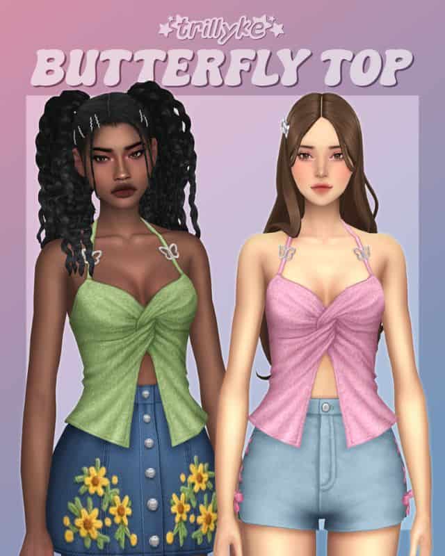 9 Butterfly Top