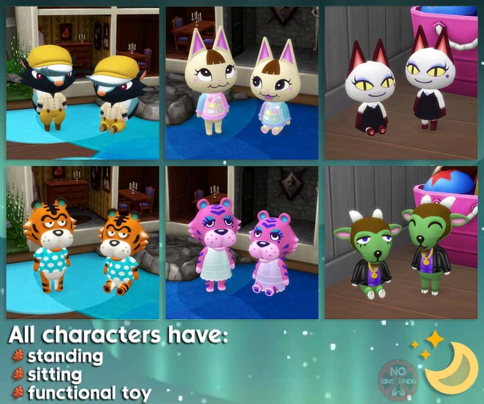 ACNH Dolls Mini Set 3