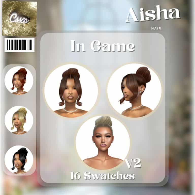 Aisha Bun Hair Set