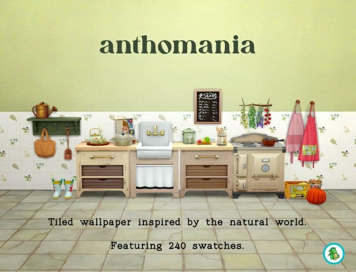 Anthomania Tiled Wallpaper