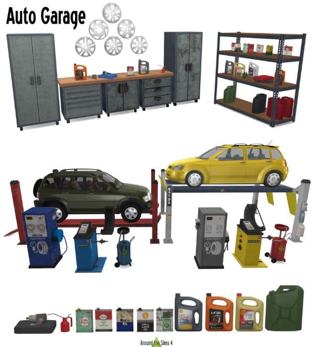 Auto Garage set