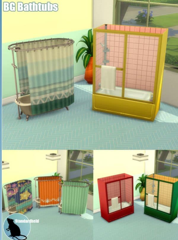 Base Game Bathtubs