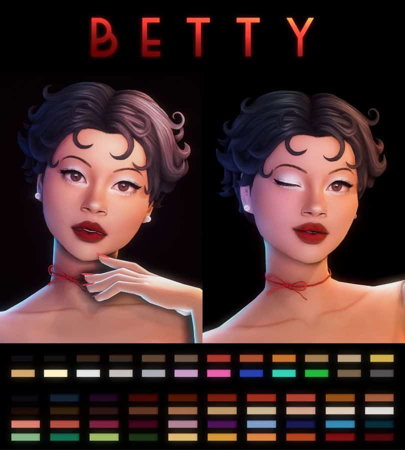 Betty Boop Hairstyle