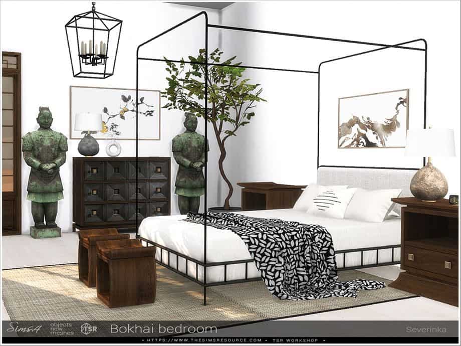 Bokhai Bedroom for Sims