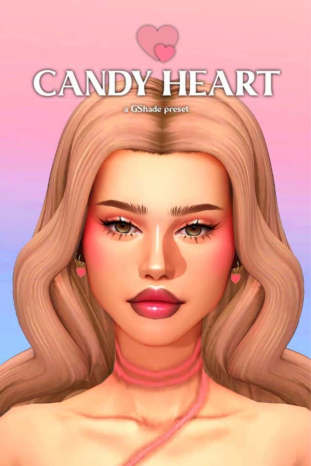 Candy Heart Sims 4 GShade Preset
