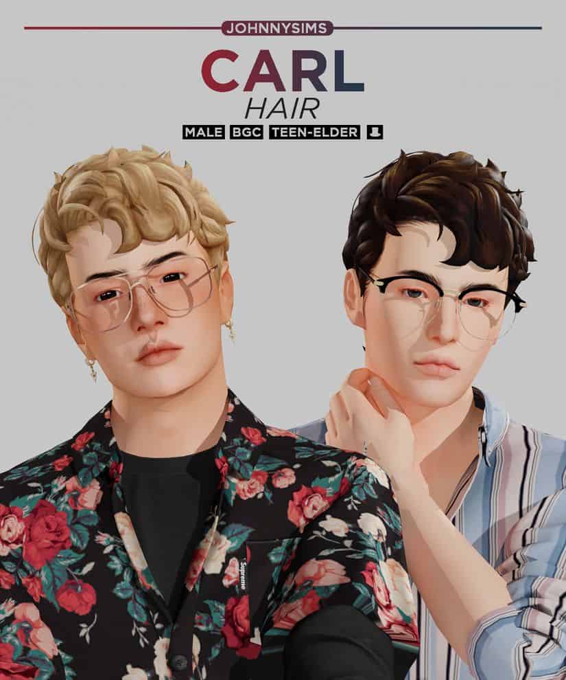 Carl Sims 4 Male Hair
