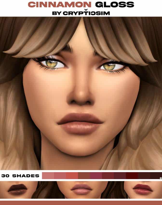Cinnamon Makeup Sims 4