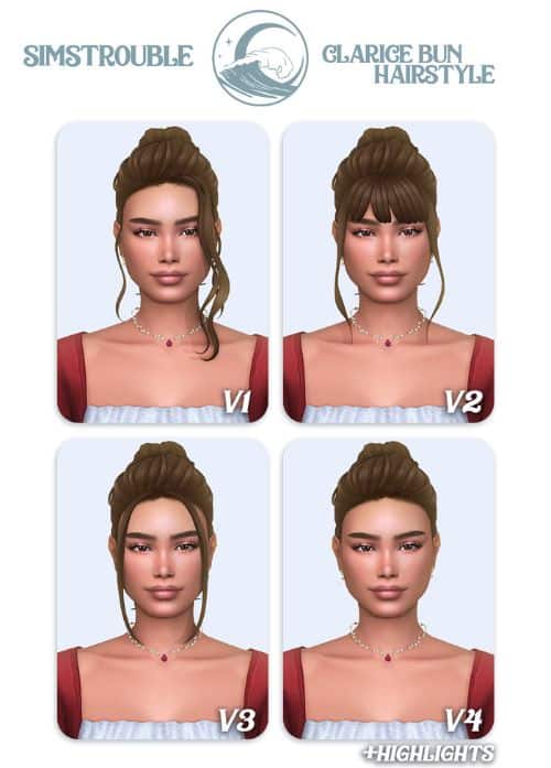 Clarice Bun Hairstyle