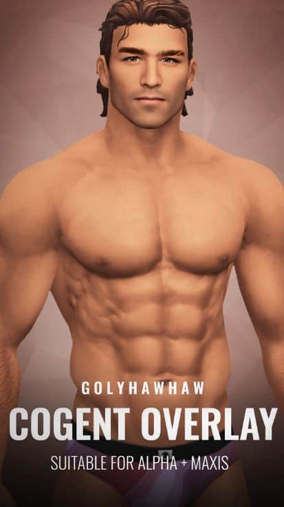Cogent Overlay for Male Sims