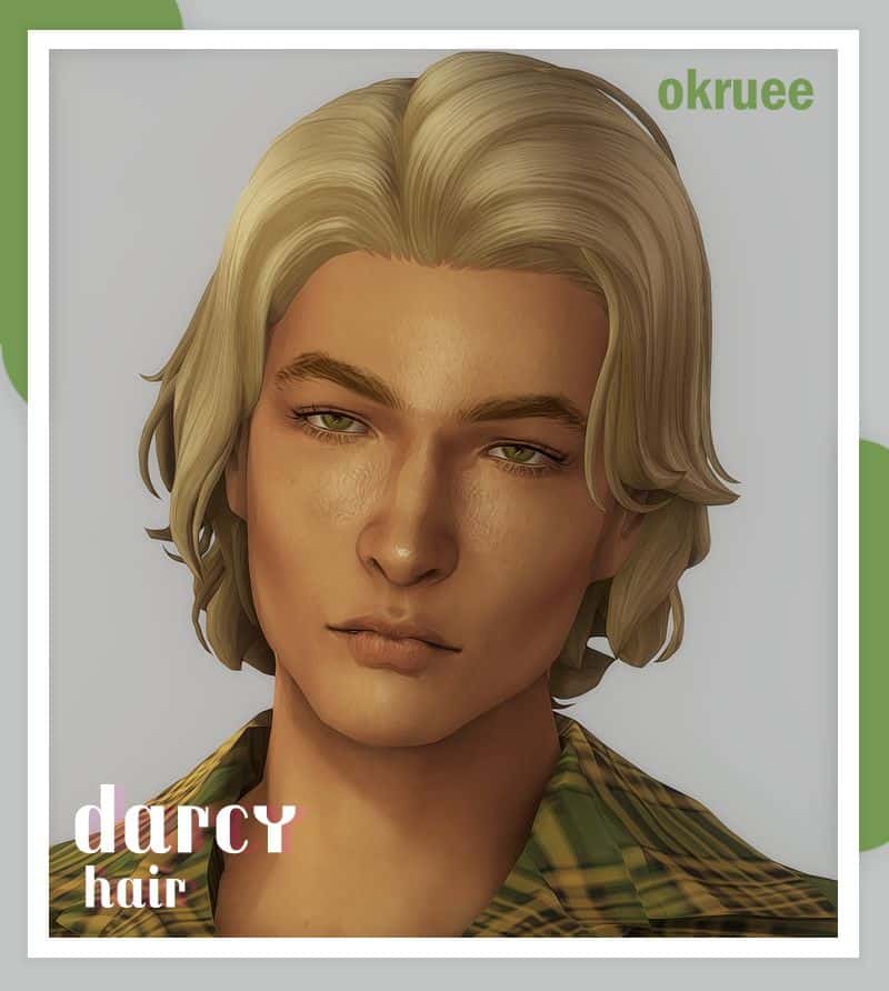 Darcy Hairstyle CC for Men