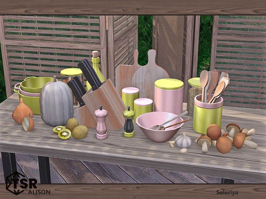 Decorative Sims 4 Kitchen CC