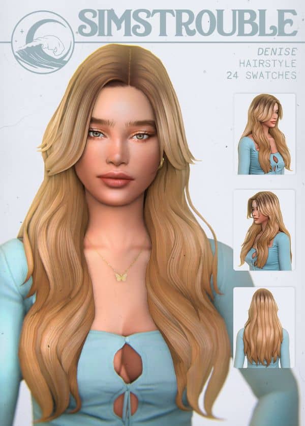 Denise Long Layered Hairstyle