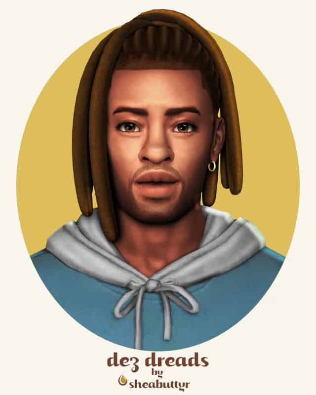 Dez Dreads for Sims 4