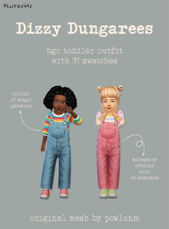 Dizzy Dungarees Recolors