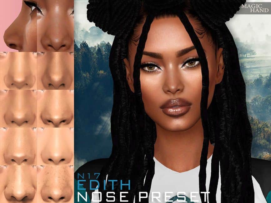 Edith Sims 4 Nose Preset