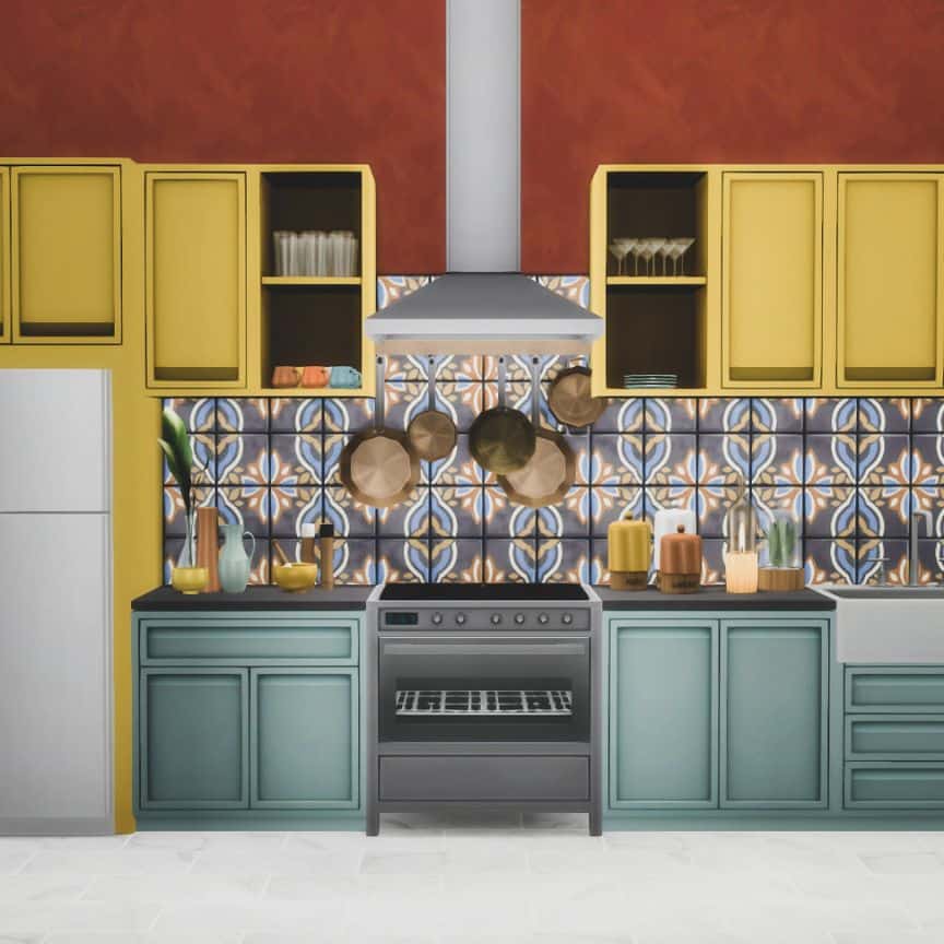 Essa Kitchen for Sims 4