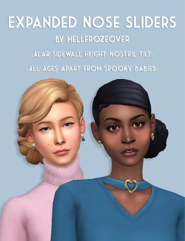 Expanded Nose Sliders