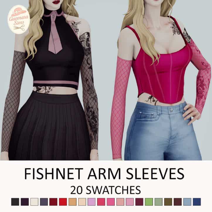 Fishnet Arm Sleeves