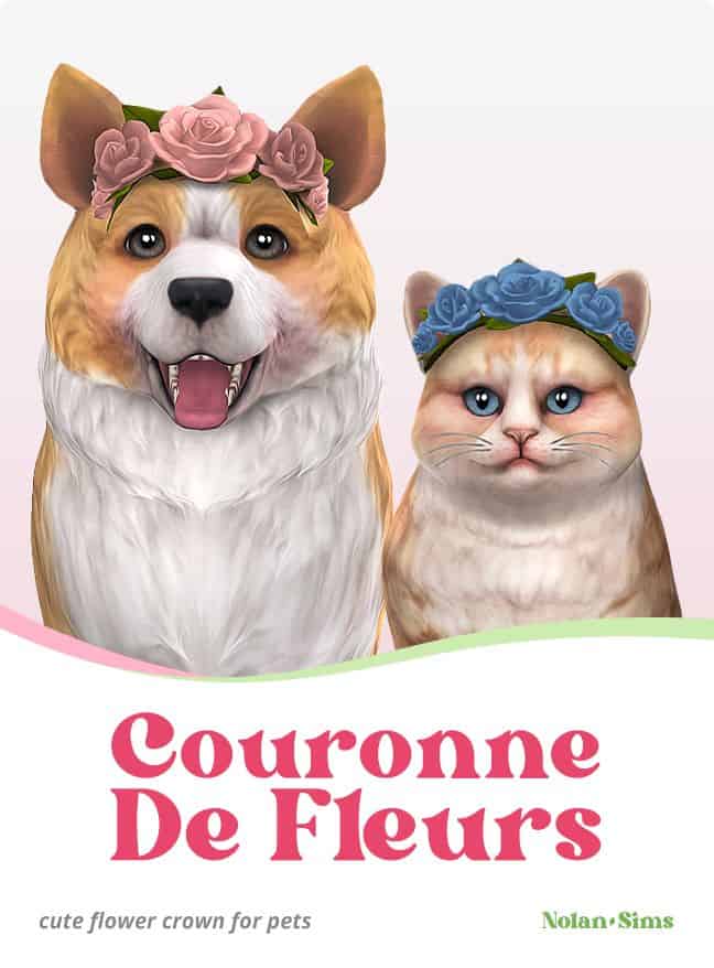 Flower Crown Pet CC