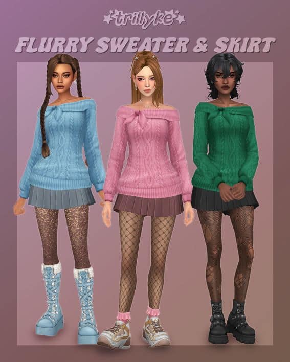 Flurry Sweater & Skirt
