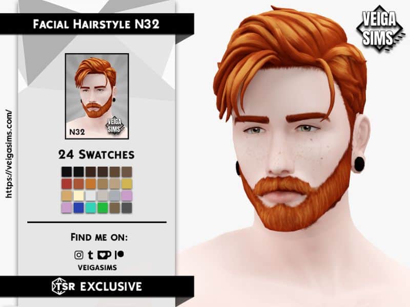 Full Beard Facial Hairstyle