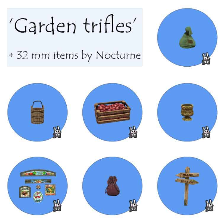 Garden Trifles CC for Sims 4