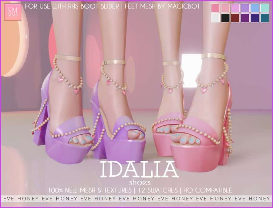 Glamorous Sims 4 Shoes CC