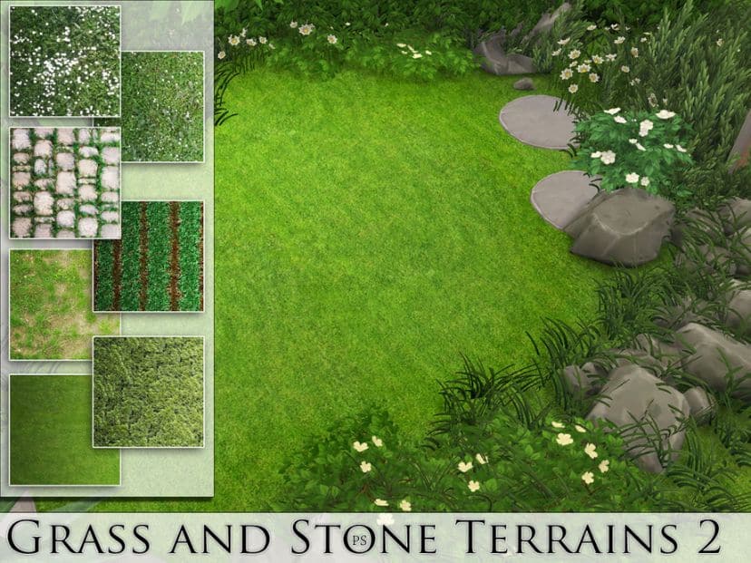 Grass and Stone Terrain Tiles