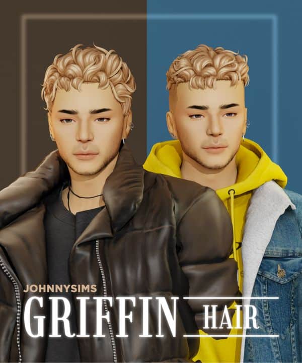 Griffin Sims 4 Male Hair CC