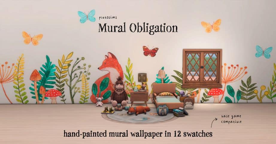 Hand-Painted Murall Wallpaper