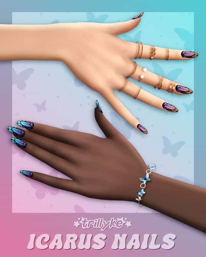 Icarus Butterfly Nails