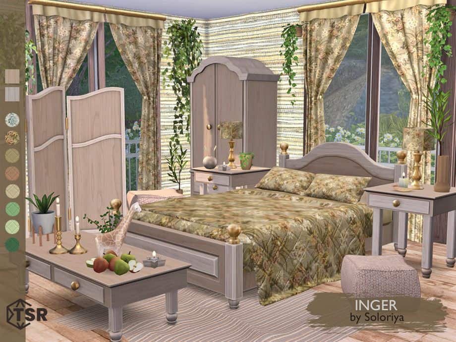 Inger Sims 4 Bedroom CC Set