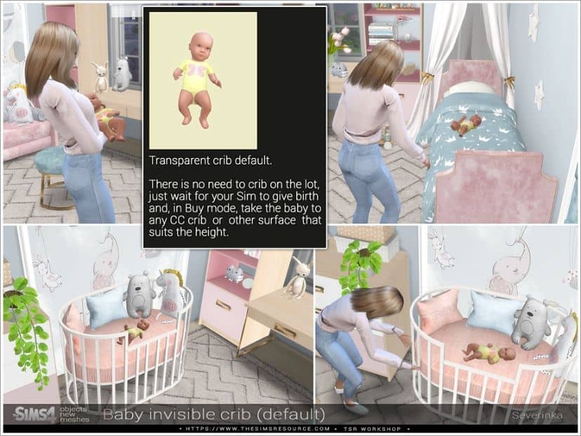 Invisible Baby Crib Default Object
