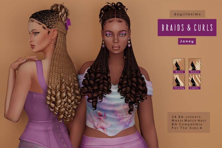Janey Braids & Curls Hair