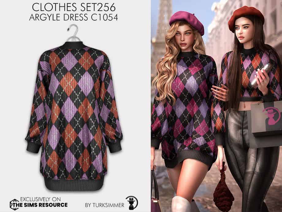 Long Argyle Dress CC